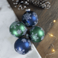 Northlight 4ct. Glittered Snowflakes Christmas Ornaments - image 2