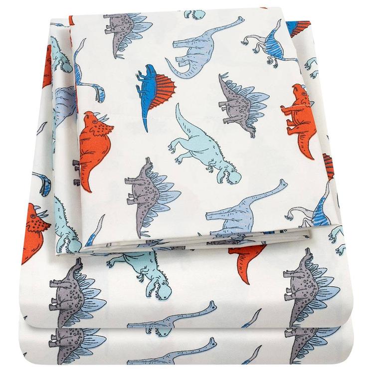 Sweet Home Collection Kids Fun & Colorful Dinosaurs Sheet Set