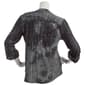 Womens Cocomo 3/4 Sleeve Gomez Henley Sequin Trim Blouse - image 3