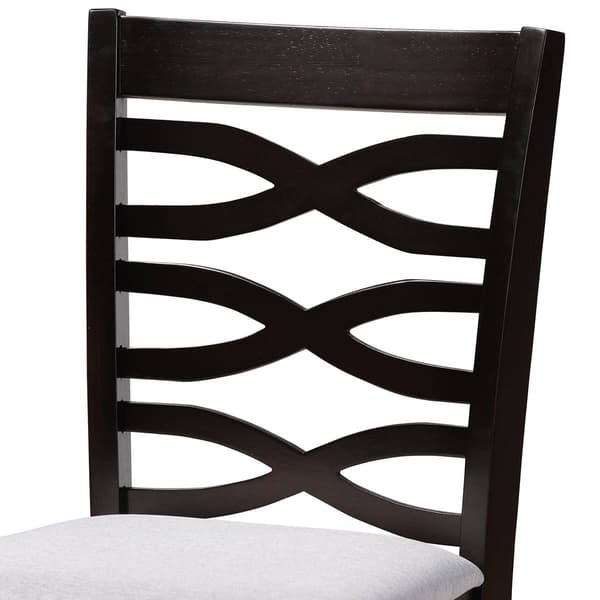 Baxton Studio Lanier 5pc. Wooden Pub Style Set