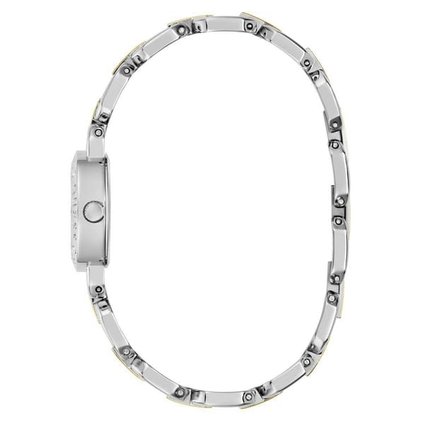 Womens Guess Two-Tone Silver Dial Analog Watch - GW1019L3