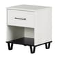 South Shore Arlen White Pine 1-Drawer Nightstand - image 1