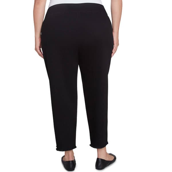 Plus Size Alfred Dunner Wild At Heart Embroidered Ankle Pants