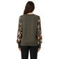 Petite Zac & Rachel Floral Bishop Sleeve Sweater - image 2