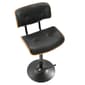 LumiSource Lombardi Mid-Century Modern Adjustable Bar Stool - image 5