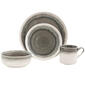 Baum Hearth 16pc. Splattered Dinnerware Set - image 1