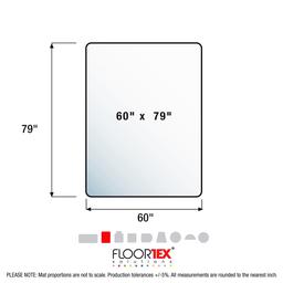Floortex® Ultimat® XXL Polycarbonate Chair Mat for Hard Floors