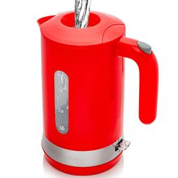 Ovente 1.8 Liter Electric Kettle w/ ProntoFill(tm) Lid - Red