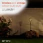 Alpine Solar Edison Bulb Garden Stake w/ LED Lights - Set of 2 - image 8