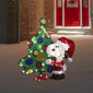 Northlight LED Peanuts Snoopy and Christmas Tree Outdoor Décor - image 2