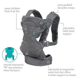 Baby Unisex Infantino Flip 4 In 1 Convertible Carrier&#8482;