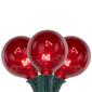 Northlight Seasonal 10ft. Red G50 Globe Christmas Patio Lights - image 1