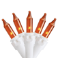 Northlight 3.5ft. 100ct. Orange Mini Icicle Christmas Lights - image 4