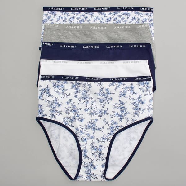Laura Ashley 5pk. Floral Brief Panties - LS9221-5PKQK