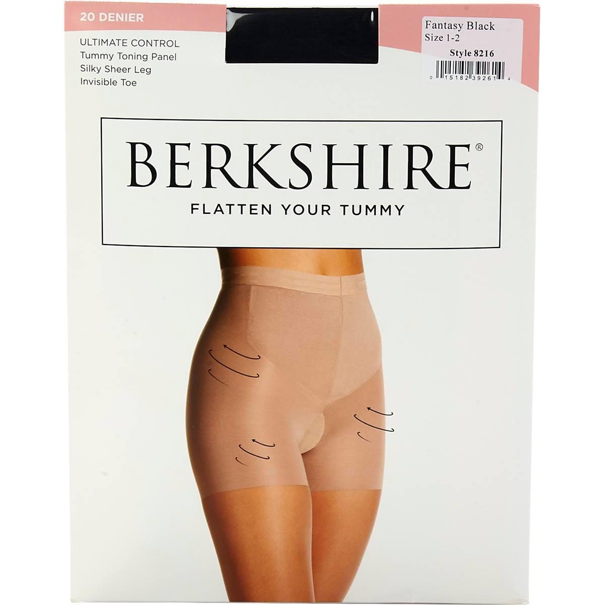 Womens Berkshire Flat Tummy Silky Sheer Shaping Pantyhose