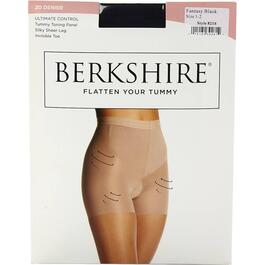 Womens Berkshire Flat Tummy Silky Sheer Shaping Pantyhose