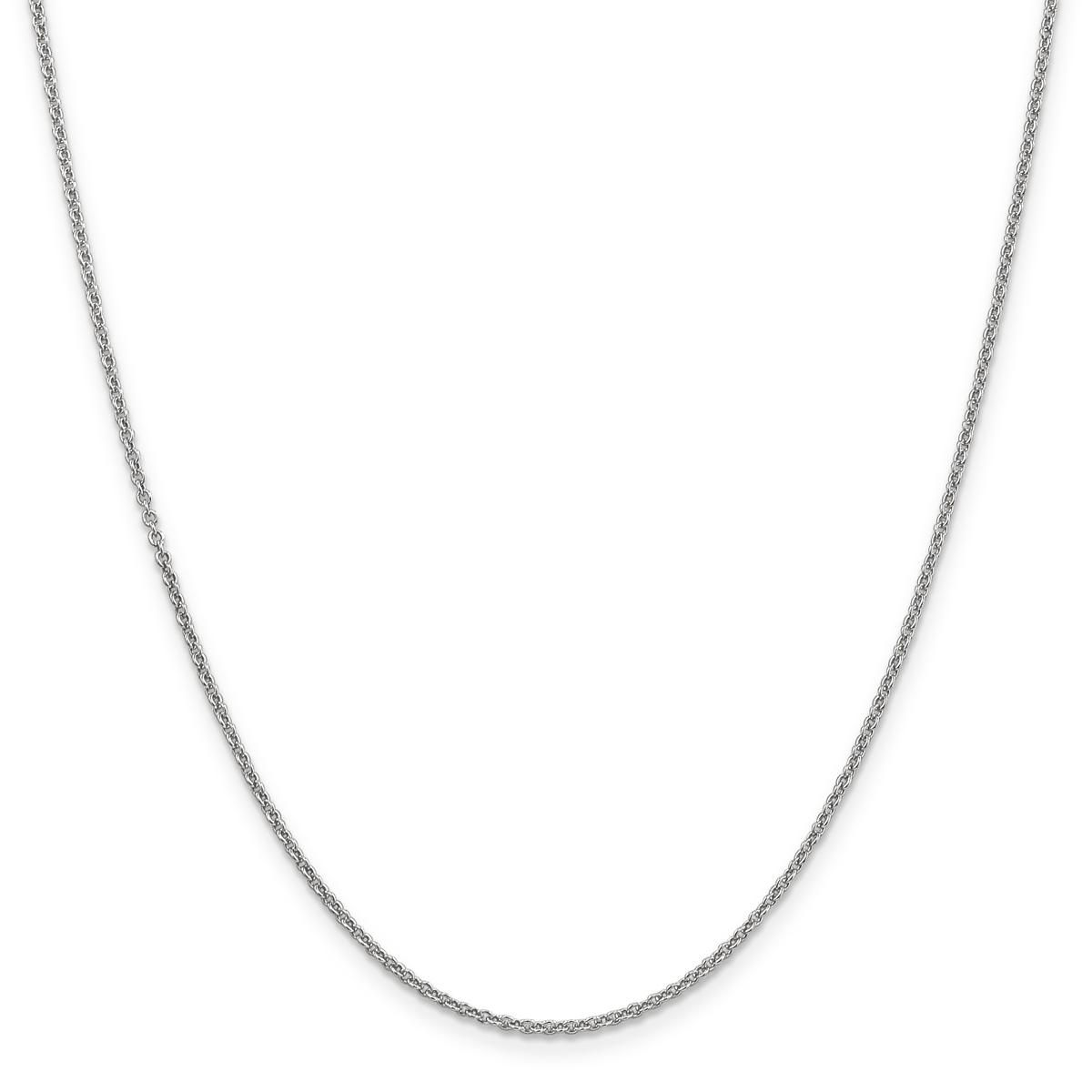 Gold Classics™ 1.6mm. 14kt. White Gold Cable Chain...