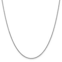 Gold Classics(tm) 1.6mm. 14k White Gold Cable Chain Necklace