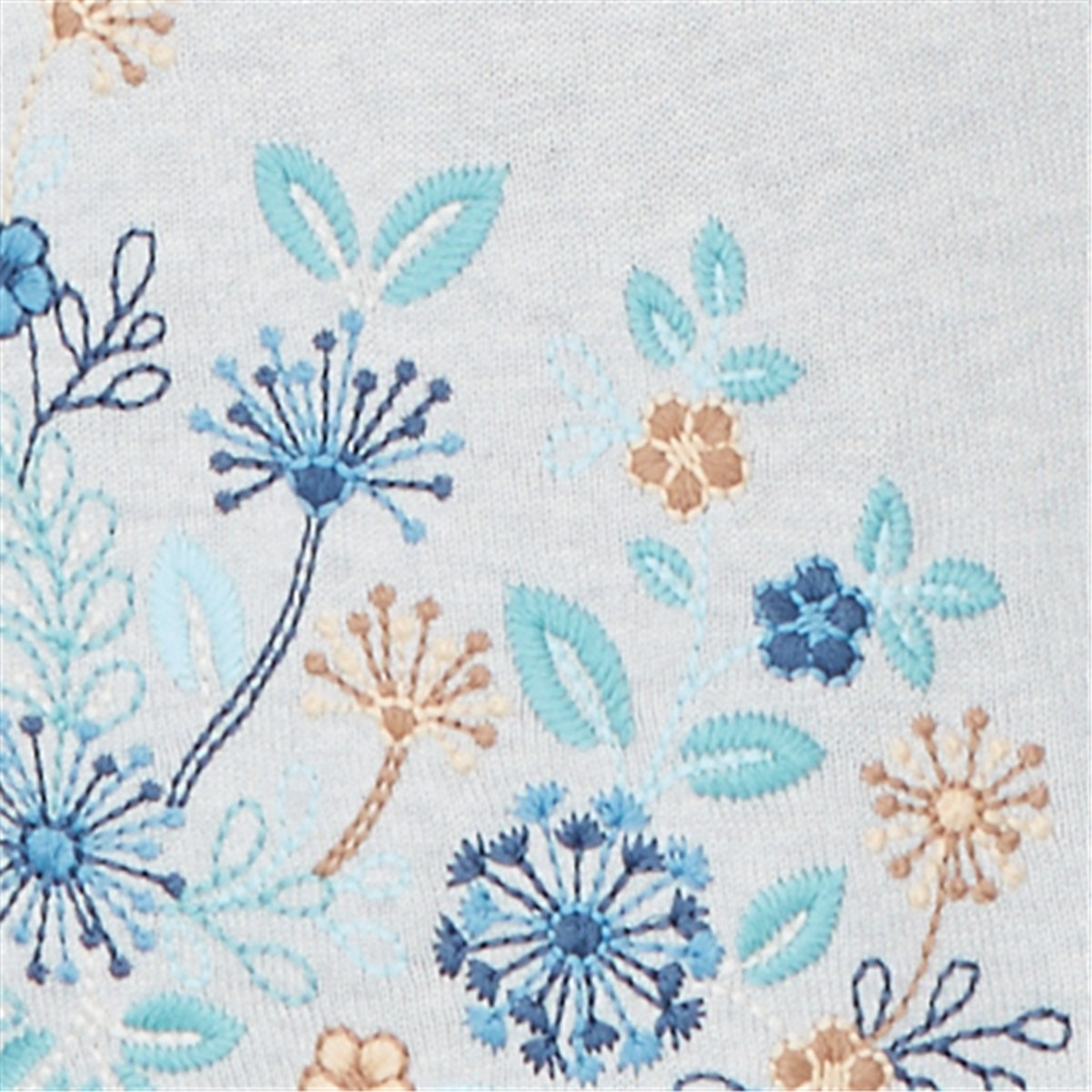 Womens Alfred Dunner Ann Arbor Floral Embroidered Sweater