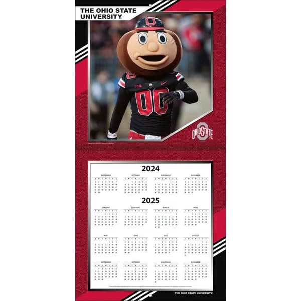 Lang&#174; 2025 Ohio State Buckeyes Wall Calendar