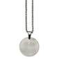Mens Gentlemen's Classics&#8482; Round 2.0mm Thick Dog Tag Necklace - image 2