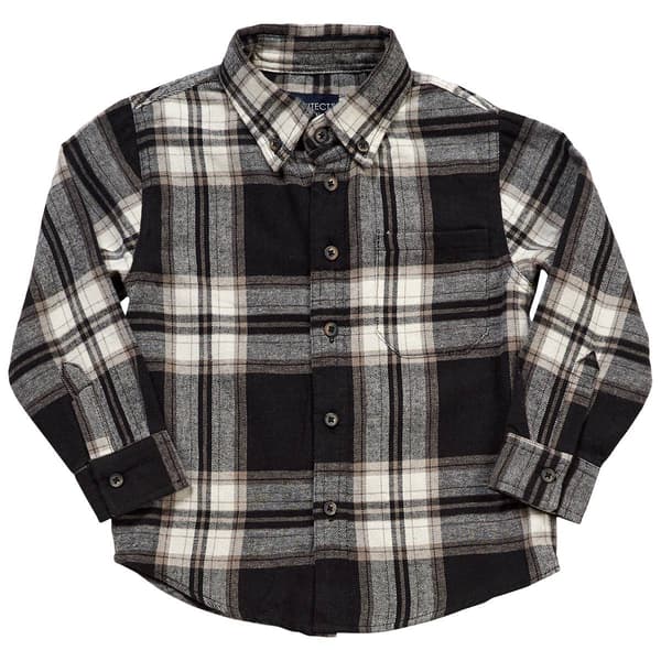 Boys (4-7) Architect(R) Jean Co. Flannel Shirt - Black/Sand - image 