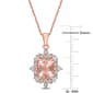 Gemstone Classics™ 10kt. Rose Gold Diamond Pendant - image 4
