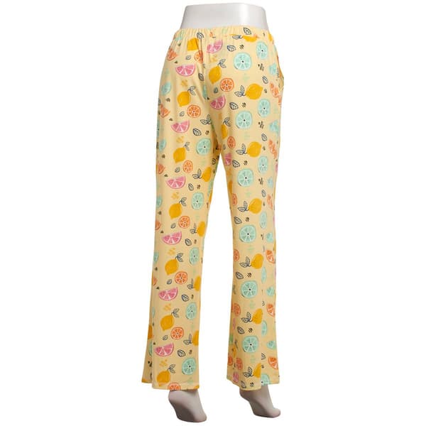 Womens Muk Luks Fresh Squeezed Lemon Pajama Pants