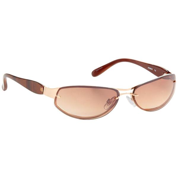 Womens Ashley Cooper(tm) Small Rimless Backmount Oval Sunglasses - image 