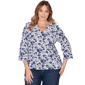 Plus Size Heart''s of Palm Printed Essentials Printed Stretch Jer - image 1