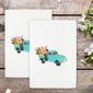Linum Home Textiles 2pc. Spring Truck Embroidered Hand Towels - image 2