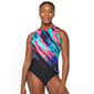Womens Reebok Sea Glass High Tide One Piece Swimsuit - image 2