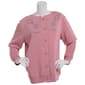Plus Size Hasting & Smith Shimmering Floral Cardigan - image 1