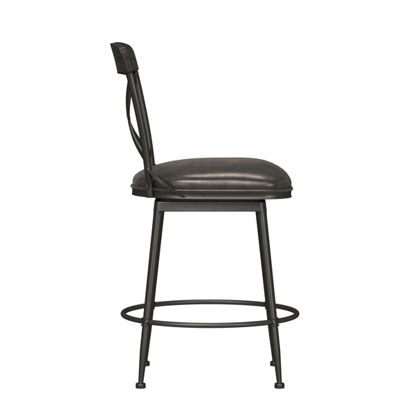 HH2 Home Decker Commercial Grade Counter Height Swivel Stool