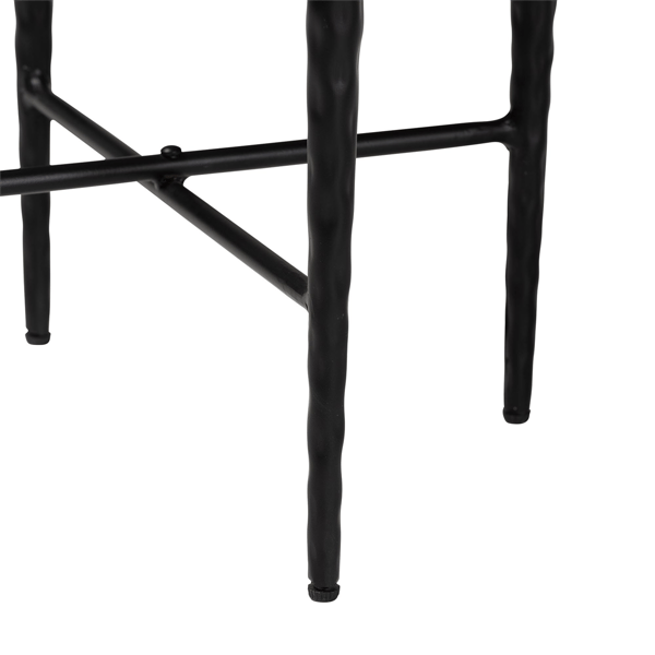 Baxton Studio Caledon Marble Side Table