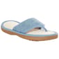 Womens Isotoner Eyelet Shield Thong Slippers - image 1