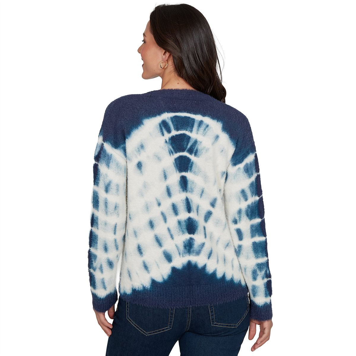 Womens Skye’s the Limit Urban Heirloom V Neck Tie Dye Cardigan