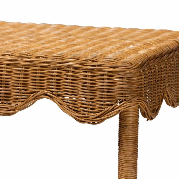 bali & pari Oteria Bohemian Light Honey Rattan Side Table