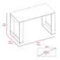 FM FURNITURE Aurora Smokey Oak Computer Desk - image 9