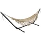 Northlight Seasonal Macrame Hammock with Patterned Tassels - image 3