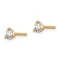 Pure Fire 14kt. Yellow Gold Lab Grown 1/4ctw. Diamond Earrings - image 2