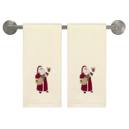 Avanti Santa Gifts 2pk. Hand Towel Set
