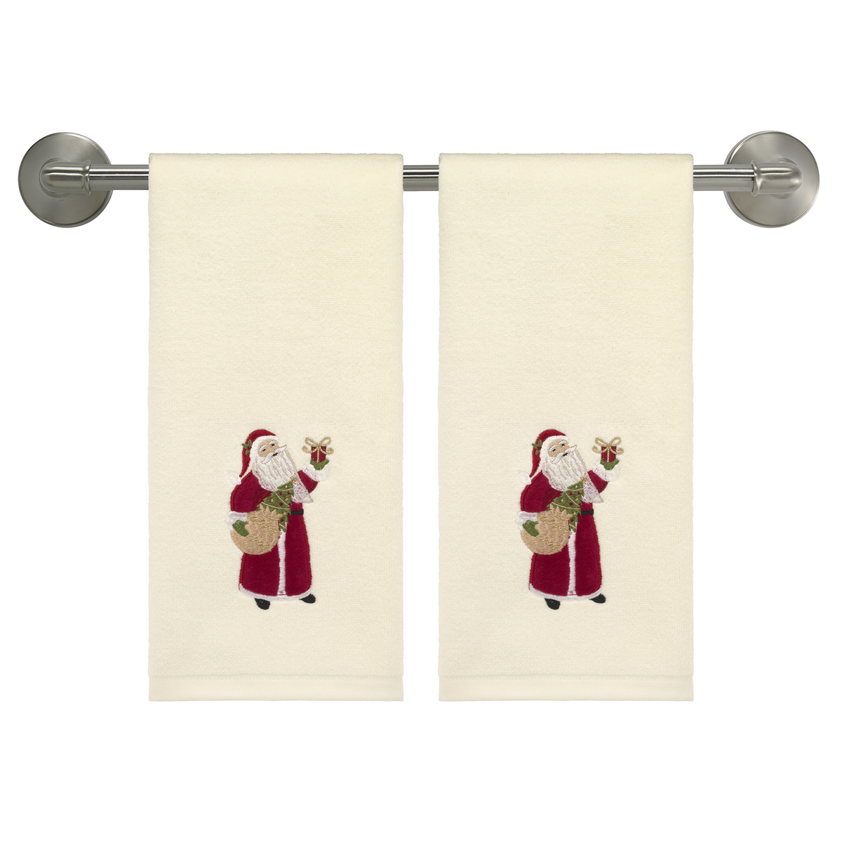 Avanti Santa Gifts 2pk. Hand Towel Set