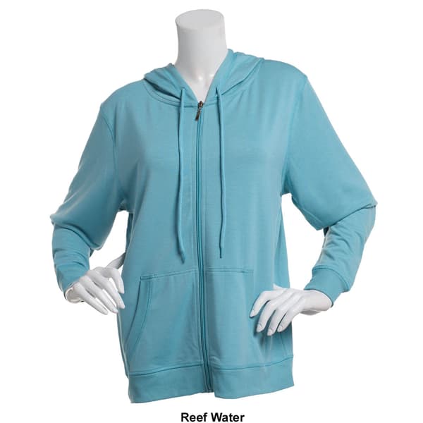 Womens Starting Point French Terry Full Zip Hooded Jacket