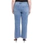 Plus Size Royalty Asymmetrical Seam Wide Leg Jeans - image 2