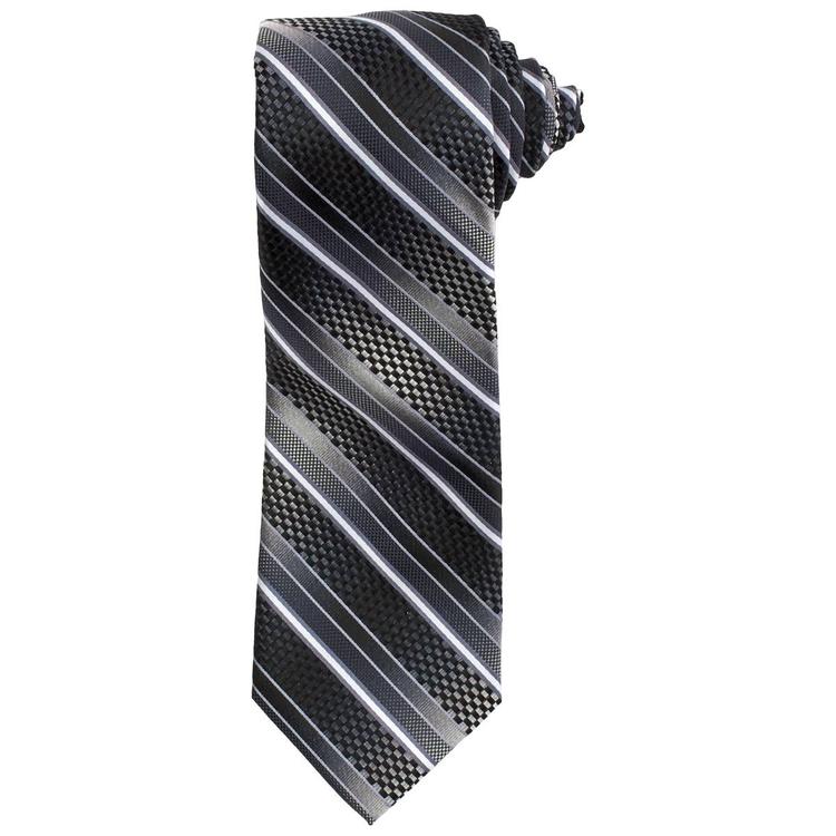 Mens Van Heusen Shaded Textured Bar Stripe Tie