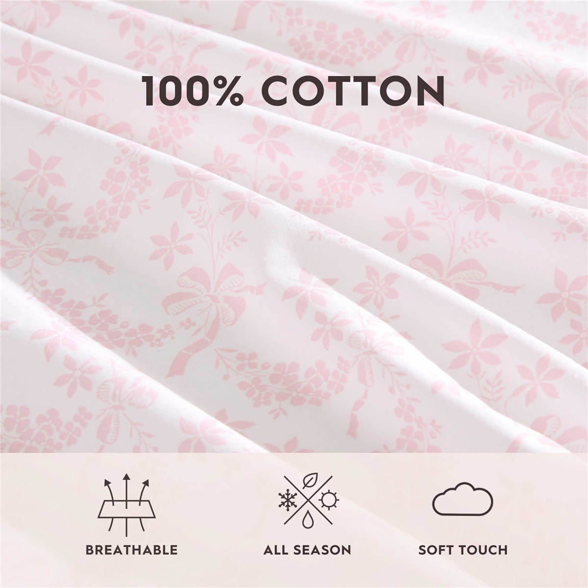 Laura Ashley® Antoinette Percale Sheet Set