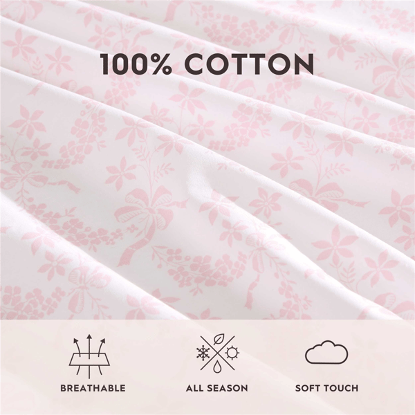 Laura Ashley® Antoinette Percale Sheet Set