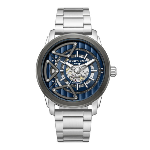 Mens Kenneth Cole New York® Automatic Silver Watch - KCWGY0064903