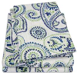 Sweet Home Collection 4pc. Modern Paisley Microfiber Sheet Set